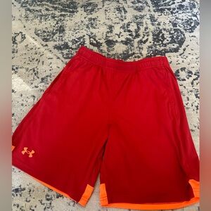 Under Armour Boys Shorts; Youth XL